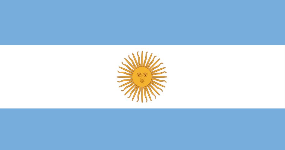 Bandera de Argentina, país de origen de Grupo Trasur, Grupo empresarial ubicado en Tucuman, NOA.