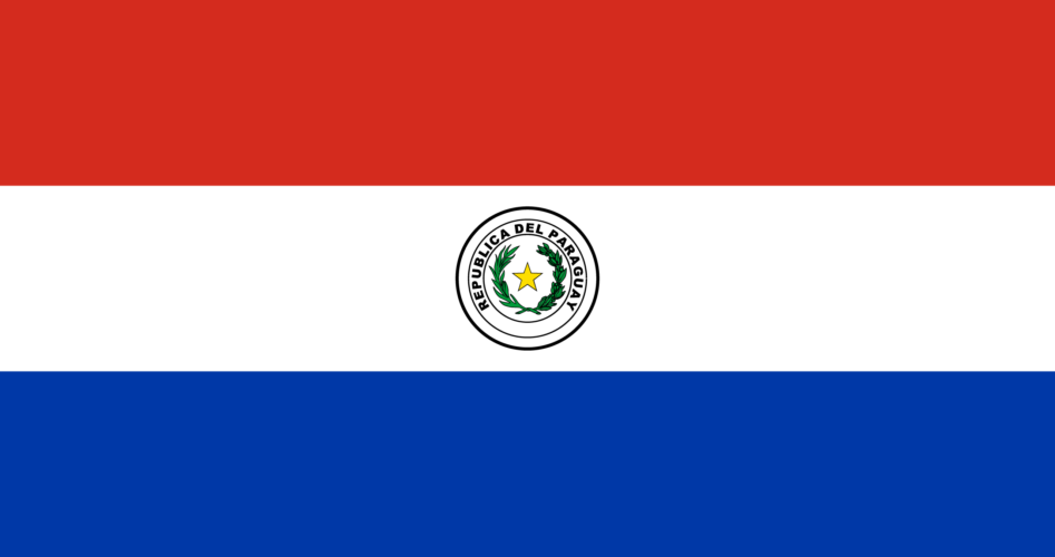 Bandera de Paraguay, país de origen de diversas empresas que colaboraron con Grupo Trasur, Grupo empresarial ubicado en Tucuman, NOA.