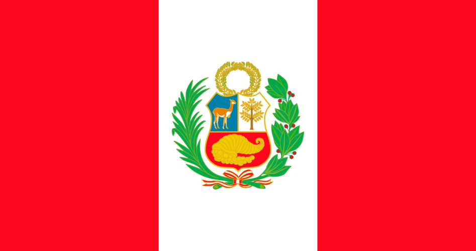 Bandera de Perú, país de origen de diversas empresas que colaboraron con Grupo Trasur, Grupo empresarial ubicado en Tucuman, NOA.